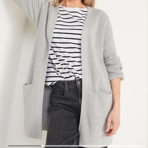 Old Navy NWT Textured Long-Line Open-Front Sweater